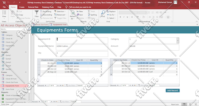 move your ms access database to a cloud based web app for multi user access