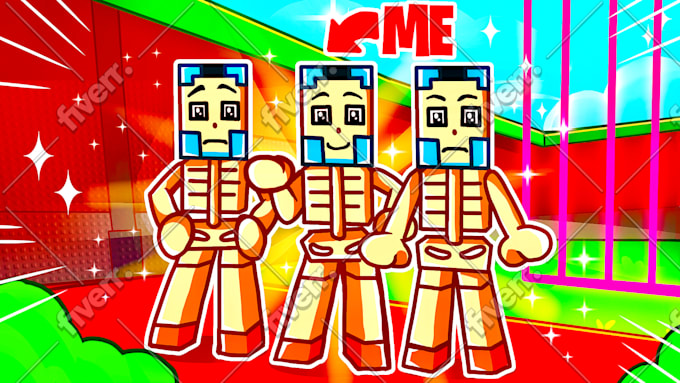 make roblox thumbnail in 3d style