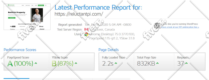 increase wordpress website speed for google page speed insights, gtmetrix