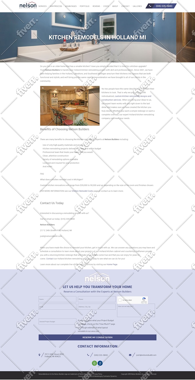 design wordpress website using astra and elementor