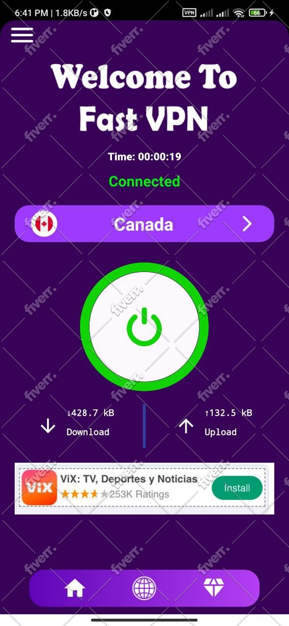 create a secure android app with API and database