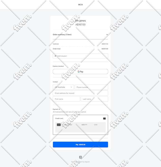 integrate square payment gateway into your website