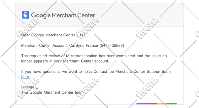 fix google merchant center suspension misrepresentation issue and reactive gmc