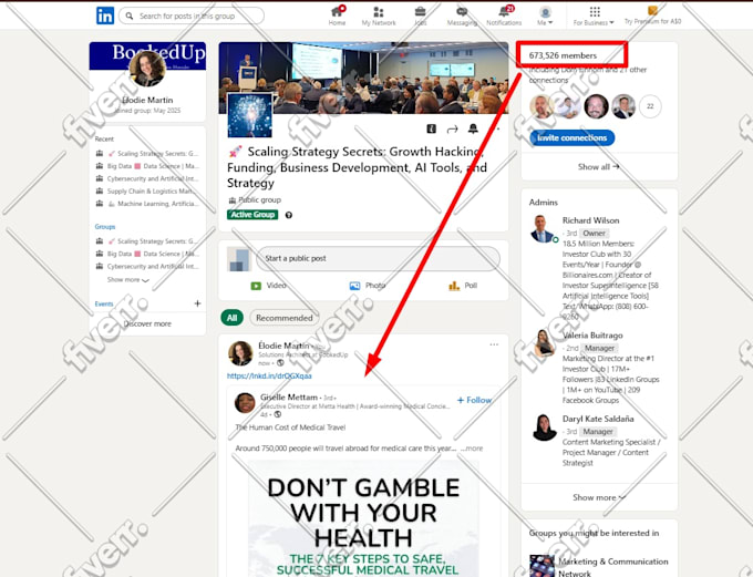 share your content with 6 million linkedin audience, shoutout, promote