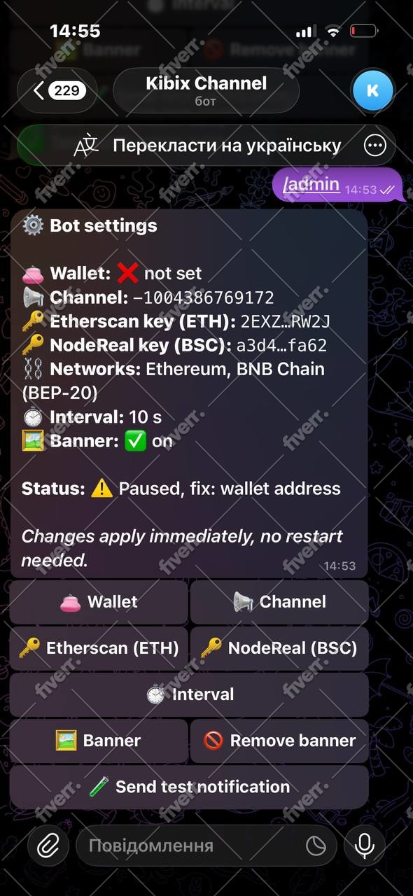 develop custom telegram bots
