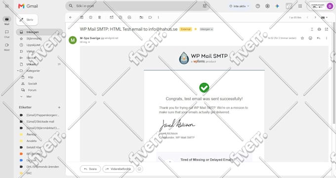 solve your wordpress not receiving email in few hours SMTP