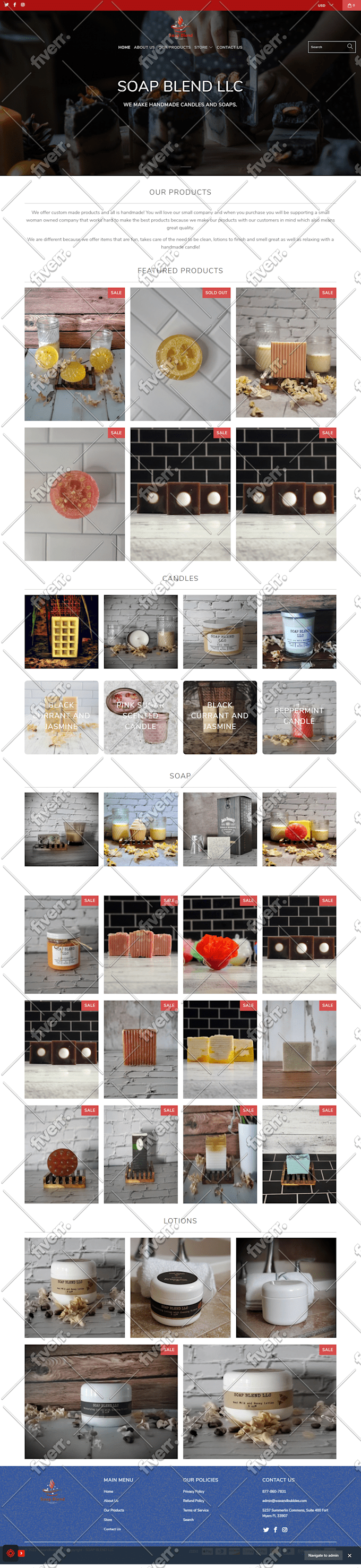 design and build shopify store