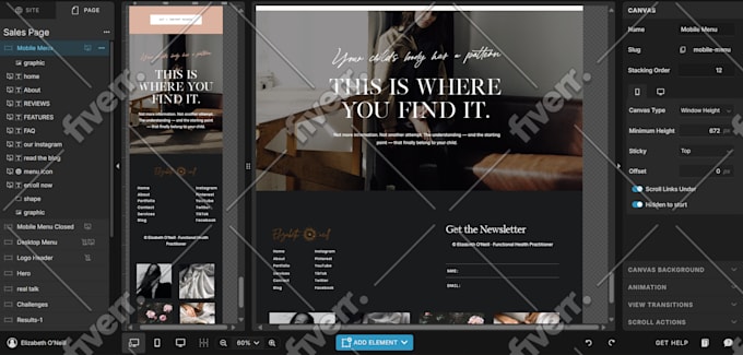edit update showit website showit template customization showit blog website