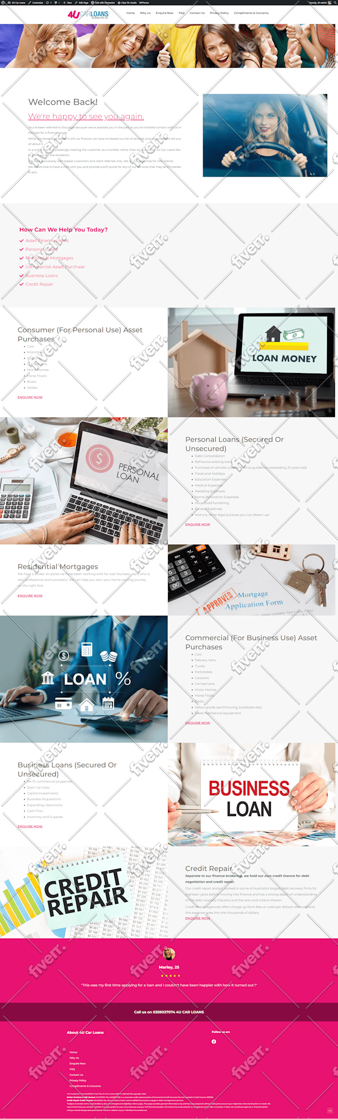 do any HTML5 and css3 work