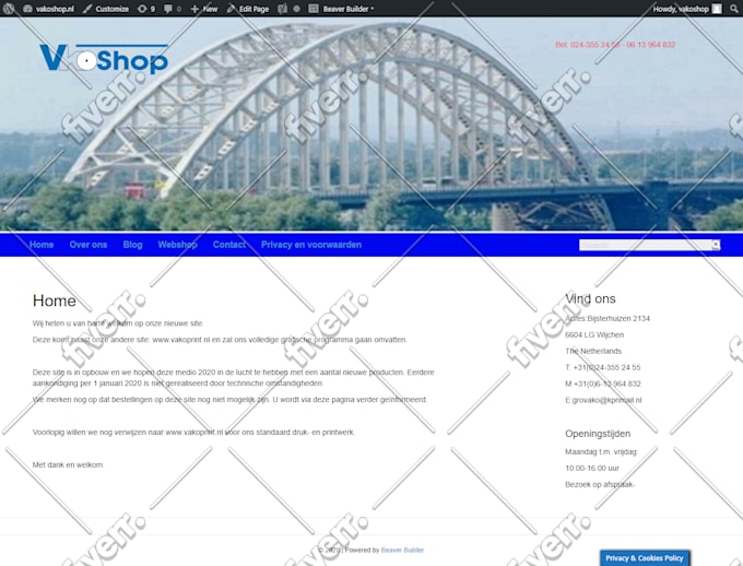 design responsive website using elementor pro or beaver builder
