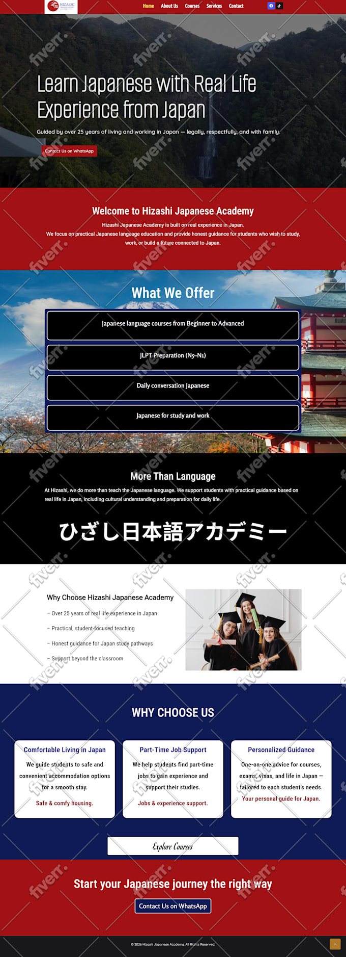 design professional wordpress websites, blogs, and one page sites for your niche