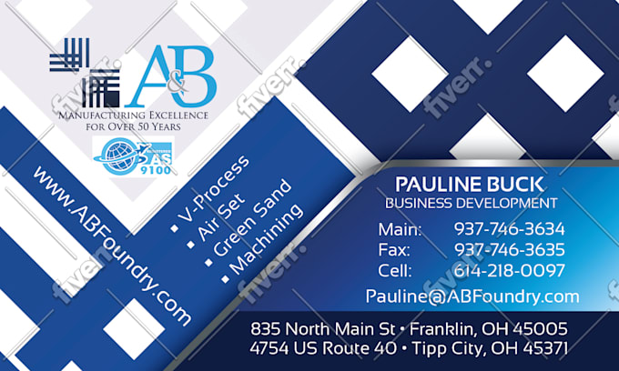 professional business card and stationary design