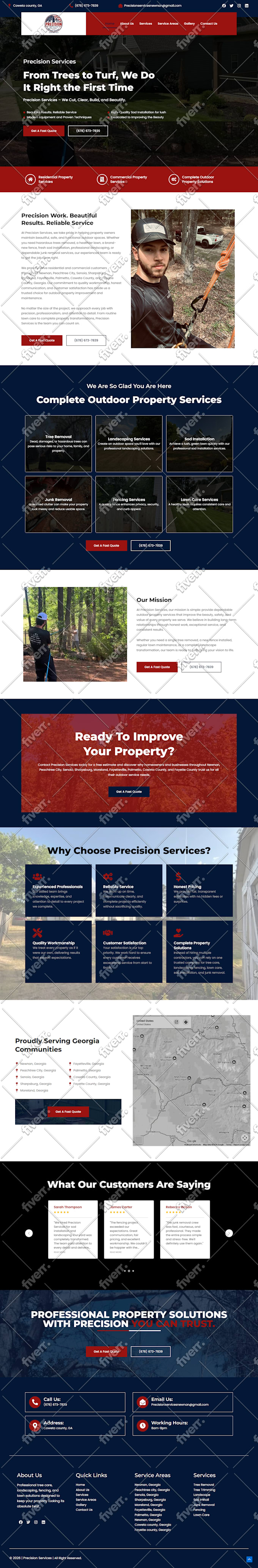 do landscape website, lawn care website, landscaping website design