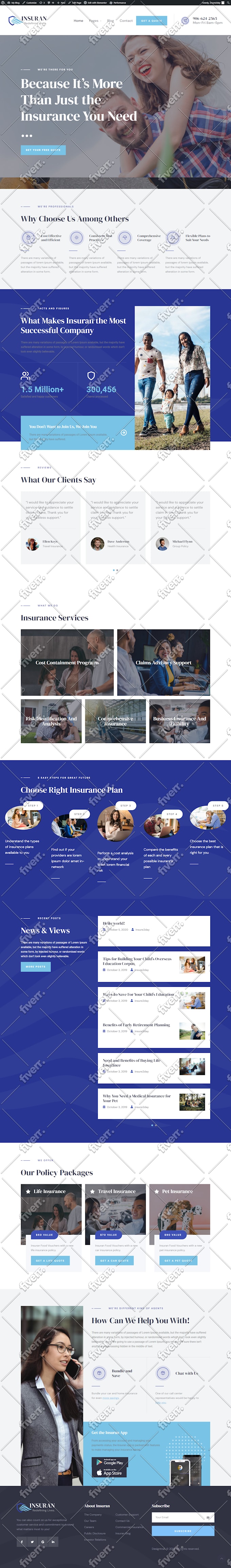 create responsive wordpress landing page, sales funnel, upsell