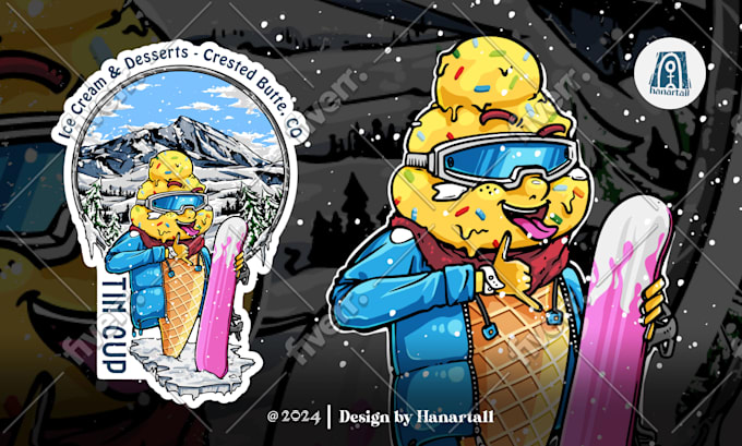 make you amazing sticker illustration