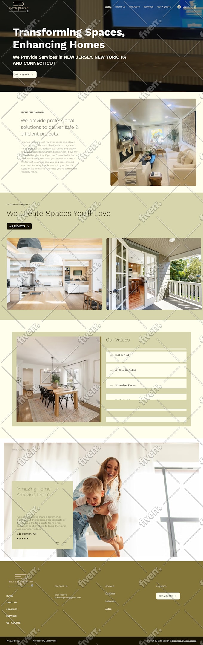 design or redesign wix website, develop wix landing page, wix studio website