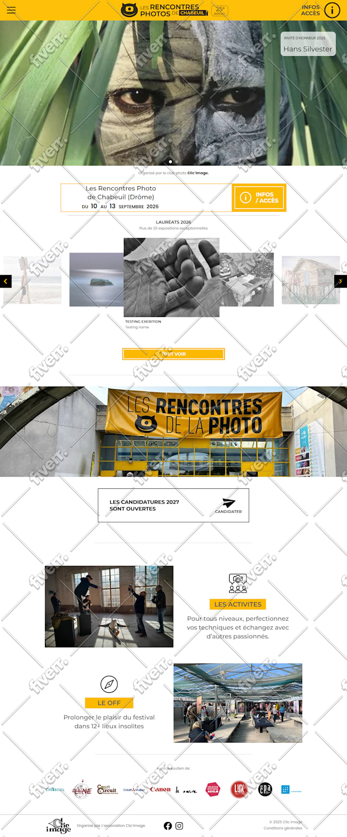 create your personal portfolio or photography website