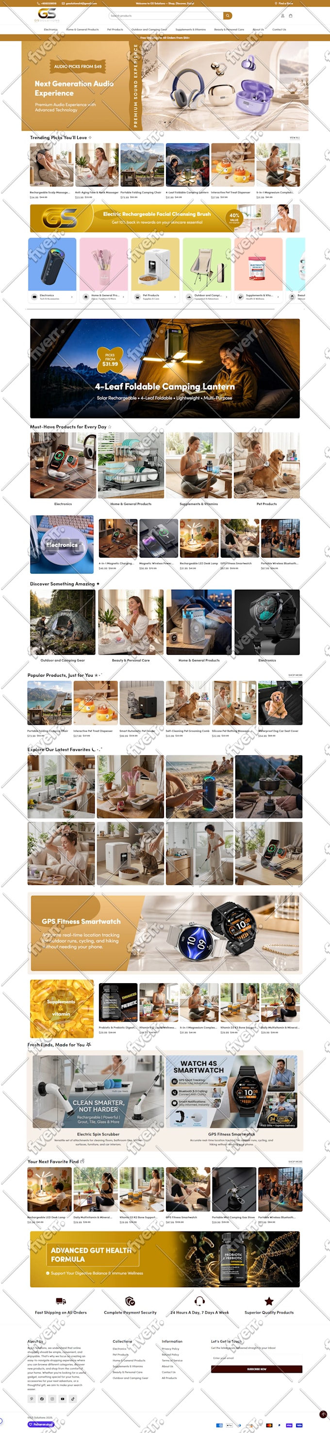 build shopify store design, shopify dropshipping store, shopify website