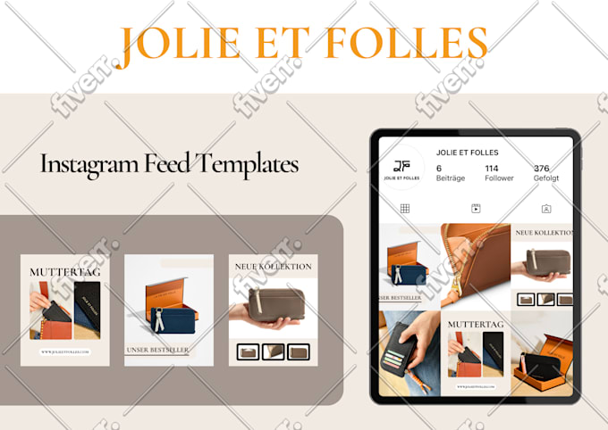 create instagram templates for feed post and story