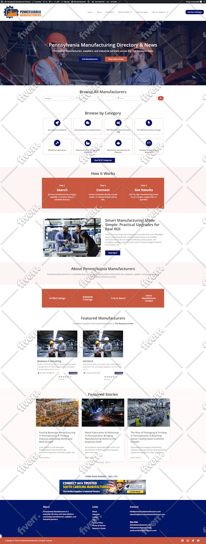 design directory website with geodirectory
