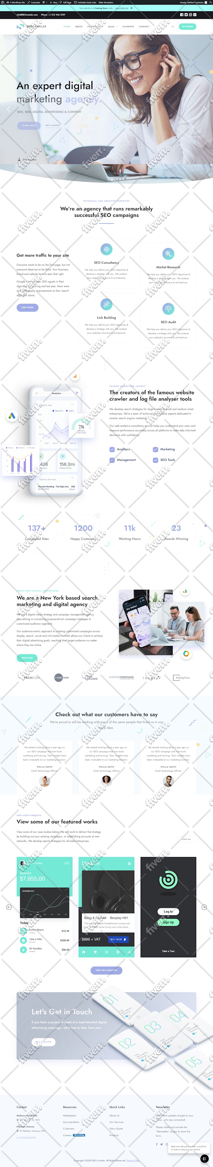 install wordpress and setup theme look like the demo