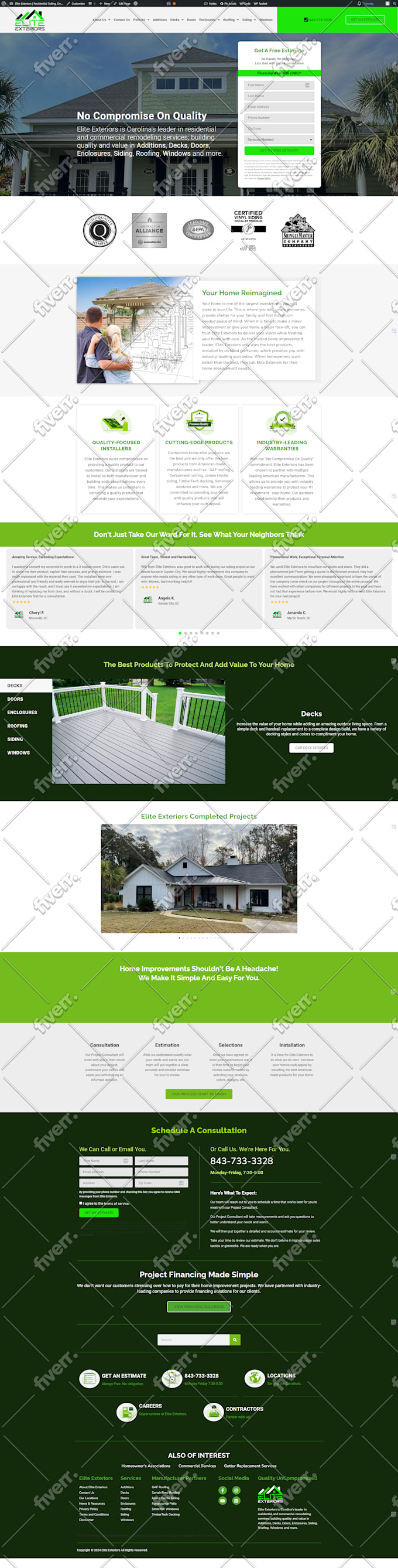 wordpress website monthly maintenance and design
