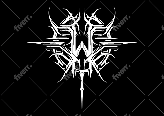 create gothic, black metal, death metal font logo