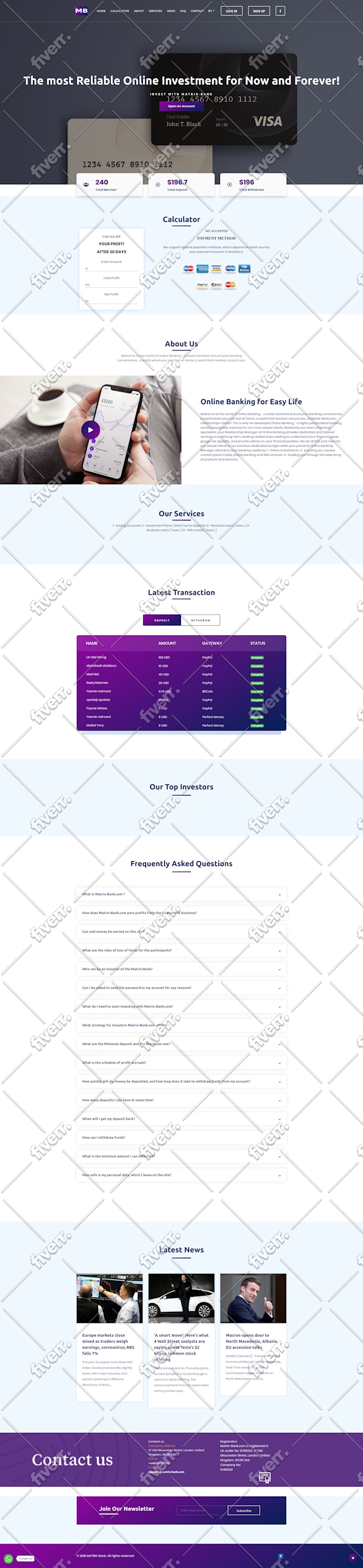 be web dev in php, laravel, vue js, react js, and wordpress