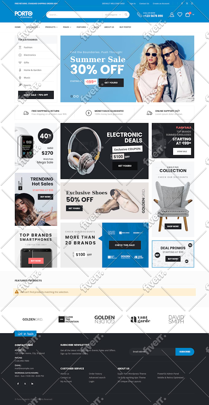 fix bugs, develop, customize and install the magento