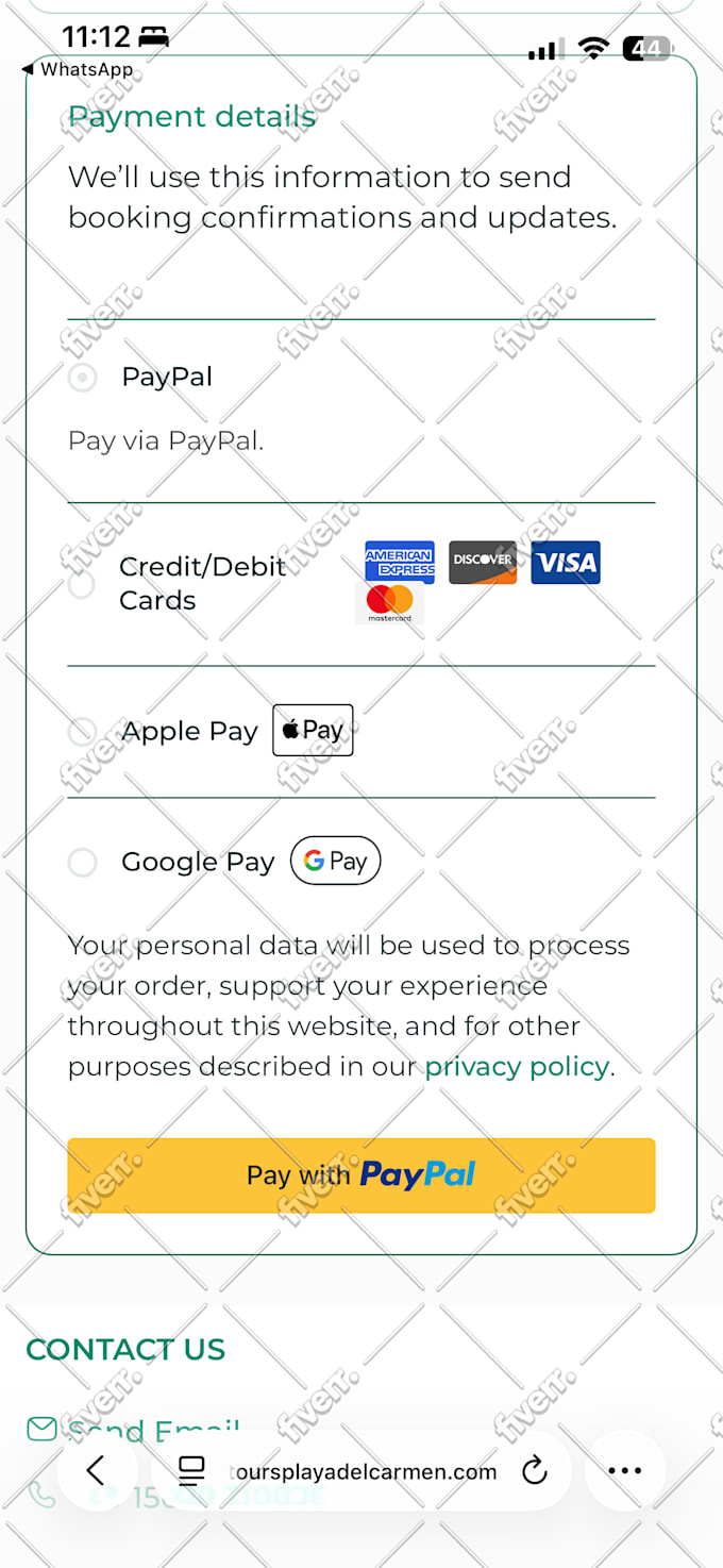 integrate google pay, apple pay, stripe, paypal, and other payment gateways