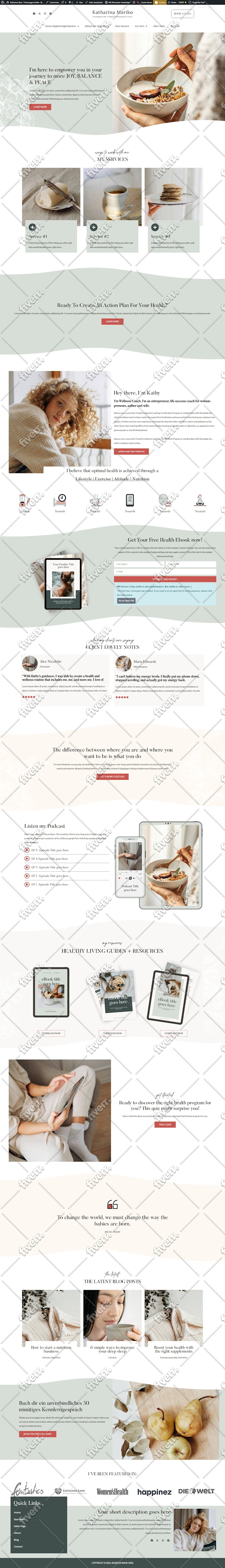 redesign and clone copy or duplicate any website with elementor pro