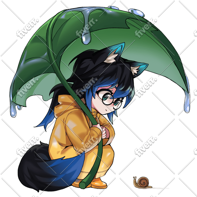 draw cute chibi art commissions