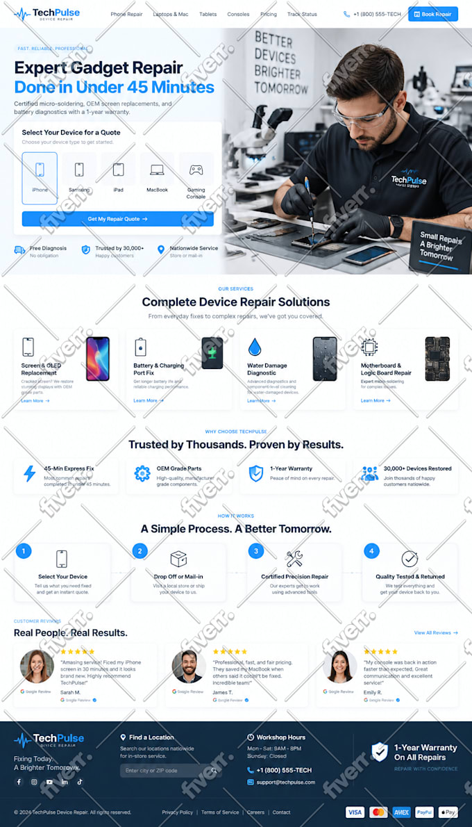 design redesign wordpress website, responsive website, blog and business website