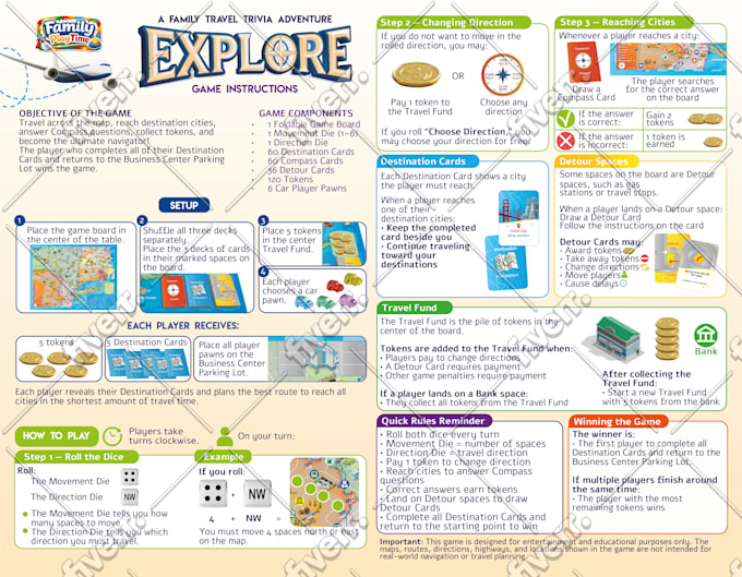 design your complete board game, cards, box and rulebook