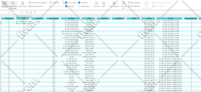 clean and format excel spreadsheet and google sheet
