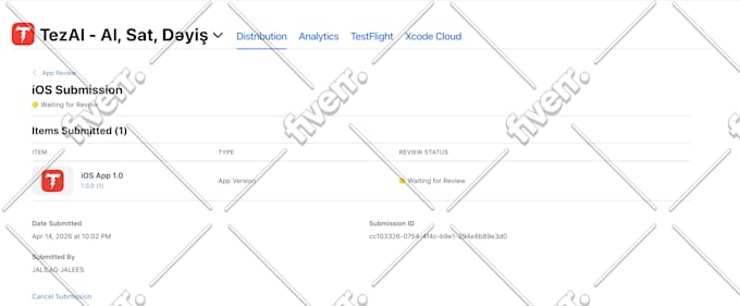 publish your ios app to appstore