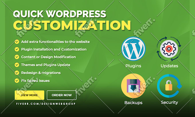 customize and improve your wordpress website