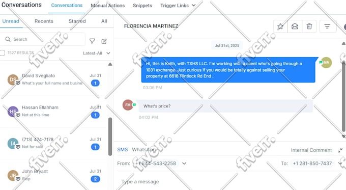 do USA real estate text message marketing and cold calling