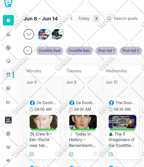 schedule posts on social media via loomly,buffer,publer,planable, hootsuite