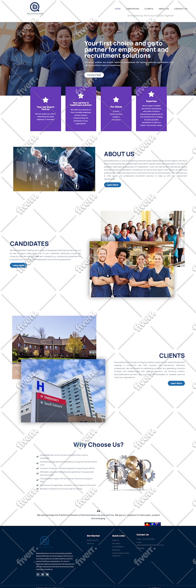 build a complete wordpress website with elementor