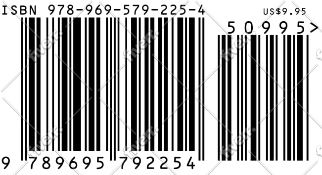 create up to three barcodes for your book