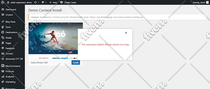 install wordress joomla, opencart
