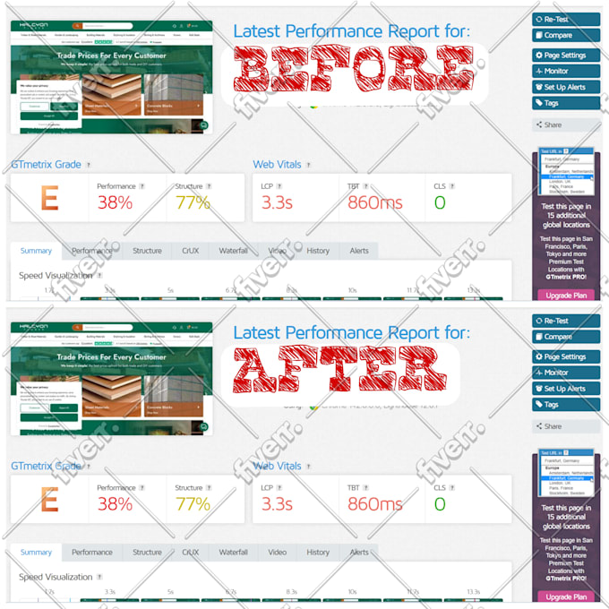 speed up wordpress website within 3 hours on gtmetrix and pagespeed