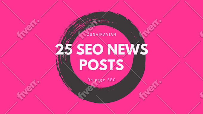 write SEO news articles or blog