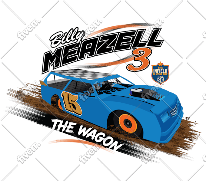 do automotive car racing t shirt design