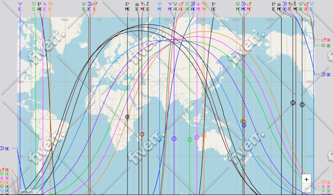 show your best cities with astrocartography