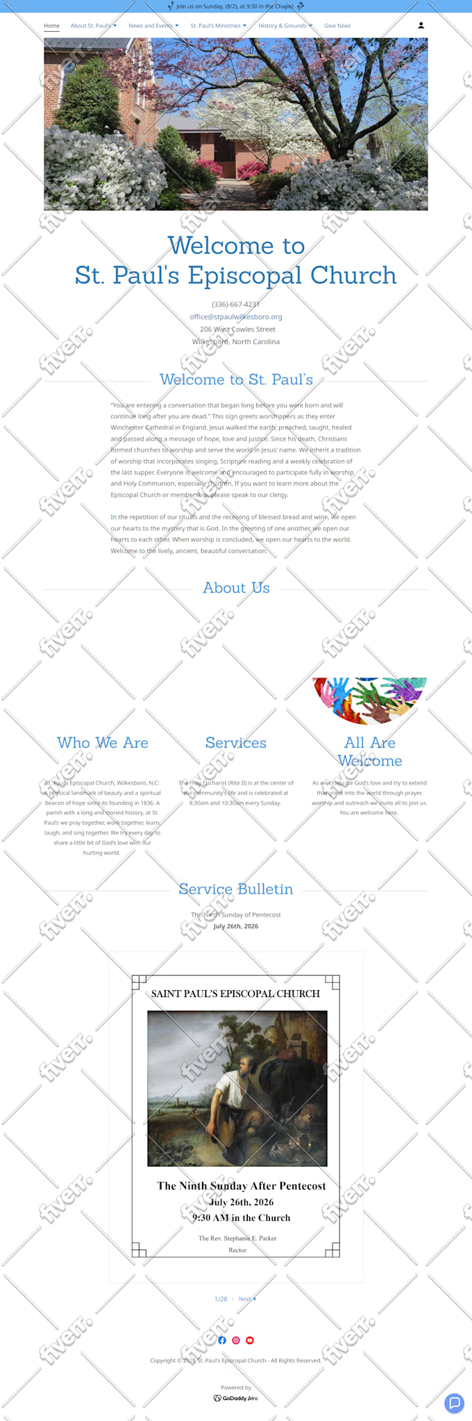 godaddy website design, godaddy redesign, godaddy seo and website development