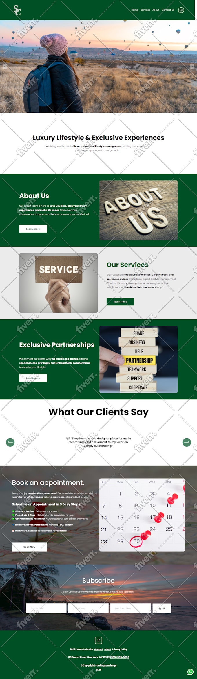 design or redesign a modern squarespace website