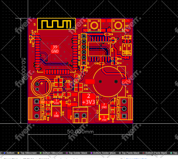 do pcb design layout in altium, eagle, kicad, and easyeda