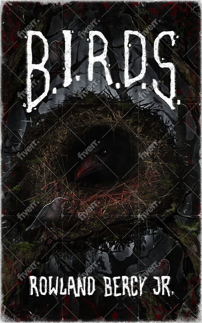 paint your book, album cover art horror themed
